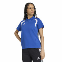 Polo adidas Tiro 26 League pour femmes, bleu et blanc