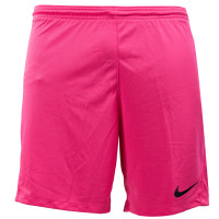 Short de football Nike Dri-FIT Park III rose noir