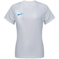 Maillot de football Nike Dri-FIT Park VIII pour Femmes, blanc et bleu