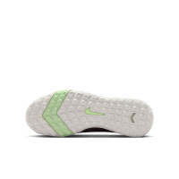 Nike Zoom Mercurial Vapor 16 Mbappé Academy Turf Voetbalschoenen (TF) Kids Bruin Neongeel Zilver
