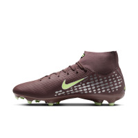 Nike Zoom Mercurial Superfly 10 Mbappé Academy Gras / Kunstgras Voetbalschoenen (MG) Bruin Neongeel Zilver
