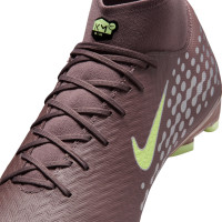 Nike Zoom Mercurial Superfly 10 Mbappé Academy Gras / Kunstgras Voetbalschoenen (MG) Bruin Neongeel Zilver