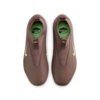 Nike Zoom Mercurial Superfly 10 Mbappé Academy Gras / Kunstgras Voetbalschoenen (MG) Kids Bruin Neongeel Zilver