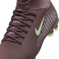 Nike Mercurial Superfly 10 Club Mbappé Gazon Naturel Gazon Artificiel Chaussures de Foot (MG) Enfants Brun Néon Jaune Argenté