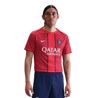 Nike Paris Saint-Germain Pre-Match Trainingsshirt 2025-2026 Rood Zwart Wit