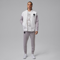 Nike Paris Saint-Germain Strike Survêtement à Capuche Full-Zip 2025-2026 Blanc Gris Noir