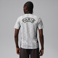 Nike Paris Saint-Germain x Jordan Pre-Match Trainingsshirt 2025-2026 Grijs Zwart