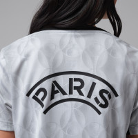 Nike Paris Saint-Germain x Jordan Pre-Match Trainingsshirt 2025-2026 Kids Grijs Zwart