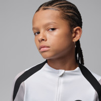 Survêtement Nike Paris Saint-Germain x Jordan Strike 1/4-Zip 2025-2026 pour Enfants, blanc, gris, noir