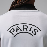 Survêtement Nike Paris Saint-Germain x Jordan Strike 1/4-Zip 2025-2026 pour Enfants, blanc, gris, noir