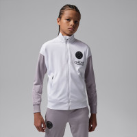 Nike Paris Saint-Germain x Jordan Strike Survêtement 1/4-Zip 2025-2026 Enfants Blanc Gris Noir