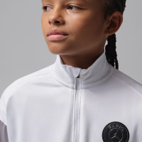 Nike Paris Saint-Germain x Jordan Strike Survêtement 1/4-Zip 2025-2026 Enfants Blanc Gris Noir