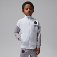 Nike Paris Saint-Germain x Jordan Strike Survêtement Full-Zip 2025-2026 Tout-Petits Blanc Gris Noir
