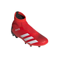 adidas PREDATOR 20.3 LL Gras Voetbalschoenen (FG) Kids Rood Wit Zwart