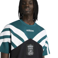 adidas Liverpool T-Shirt 1995-1996 Noir Vert Blanc