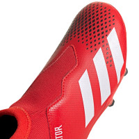 adidas PREDATOR 20.3 LL Gras Voetbalschoenen (FG) Kids Rood Wit Zwart