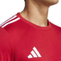 Maillot de football à manches longues adidas Squadra 25 rouge et blanc