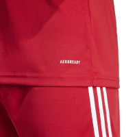 Maillot de football à manches longues adidas Squadra 25 rouge et blanc