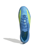 adidas F50 Elite IJzeren-Nop Voetbalschoenen (SG) Blauw Neongeel