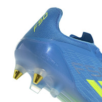 adidas F50 Elite IJzeren-Nop Voetbalschoenen (SG) Blauw Neongeel