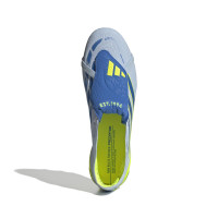 adidas Predator Elite FT Gazon Artificiel Chaussures de Foot (AG) Bleu Clair Bleu Jaune