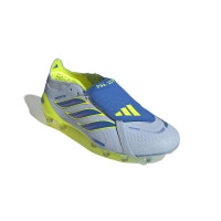 adidas Predator Elite FT Gazon Artificiel Chaussures de Foot (AG) Bleu Clair Bleu Jaune