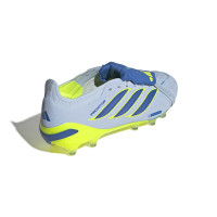 adidas Predator Elite FT Gazon Artificiel Chaussures de Foot (AG) Bleu Clair Bleu Jaune
