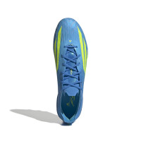 adidas F50 Elite Gazon Artificiel Chaussures de Foot (AG) Bleu Néon Jaune