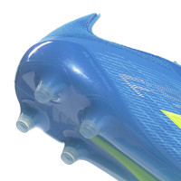 adidas F50 Elite Gazon Artificiel Chaussures de Foot (AG) Bleu Néon Jaune