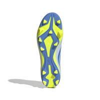 adidas Predator Club Gras / Kunstgras Voetbalschoenen (MG) Lichtblauw Blauw Geel