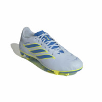 adidas Predator Club Gras / Kunstgras Voetbalschoenen (MG) Lichtblauw Blauw Geel