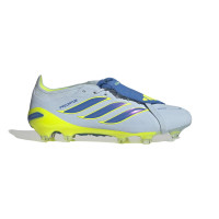 adidas Predator Elite FT Gras Voetbalschoenen (FG) Lichtblauw Blauw Geel