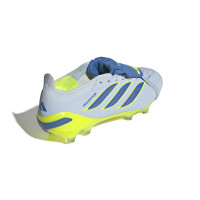 adidas Predator Elite FT Gras Voetbalschoenen (FG) Lichtblauw Blauw Geel