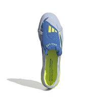 adidas Predator Elite FT IJzeren-Nop Voetbalschoenen (SG) Lichtblauw Blauw Geel