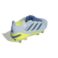 adidas Predator Elite FT IJzeren-Nop Voetbalschoenen (SG) Lichtblauw Blauw Geel