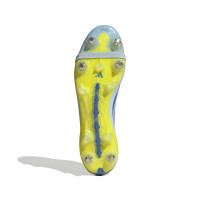 adidas Predator Pro FT Crampons Vissés Chaussures de Foot (SG) Bleu Clair Bleu Jaune