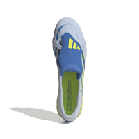 adidas Predator Pro FT Crampons Vissés Chaussures de Foot (SG) Bleu Clair Bleu Jaune
