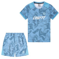 Ensemble d'été Cruyff Defense pour Enfants, bleu, bleu clair