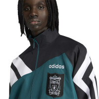 adidas Liverpool Trainingsjack 1995-1996 Zwart Groen Wit