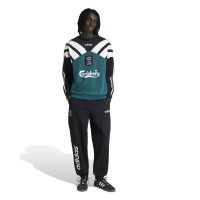 adidas Liverpool Crew Trainingspak 1995-1996 Zwart Groen Wit