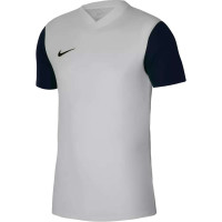 Maillot de football Nike Tiempo Premier II pour enfants gris noir