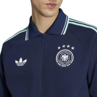 adidas Duitsland Originals Anthem Trainingsjack Donkerblauw Lichtblauw Wit