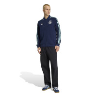 adidas Duitsland Originals Anthem Trainingsjack Donkerblauw Lichtblauw Wit