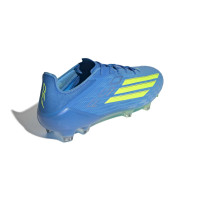 adidas F50 Elite Gras Voetbalschoenen (FG) Blauw Neongeel