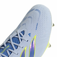 adidas Predator Elite Crampons Vissés Chaussures de Foot (SG) Bleu Clair Bleu Jaune