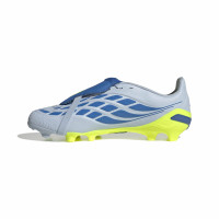 adidas Predator League FT Gras Voetbalschoenen (FG) Kids Lichtblauw Blauw Geel