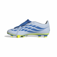 adidas Predator Club FT Gras / Kunstgras Voetbalschoenen (MG) Lichtblauw Blauw Geel