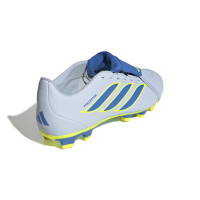 adidas Predator Club FT Gras / Kunstgras Voetbalschoenen (MG) Lichtblauw Blauw Geel