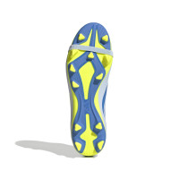 adidas Predator Club FT Gras / Kunstgras Voetbalschoenen (MG) Lichtblauw Blauw Geel