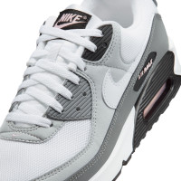 Nike Air Max 90 Sneakers Donkergrijs Wit Roze Grijs